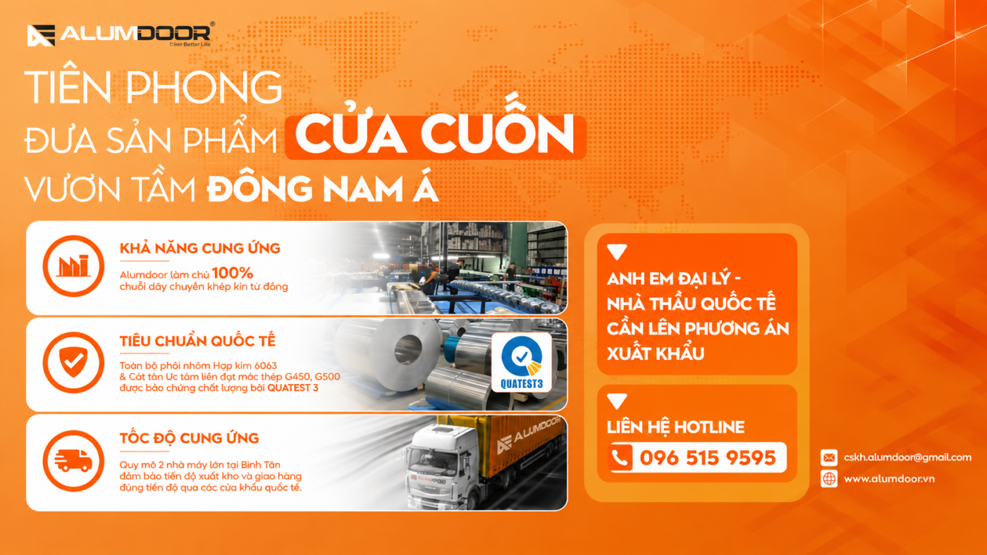 cửa cuốn Alumdoor
