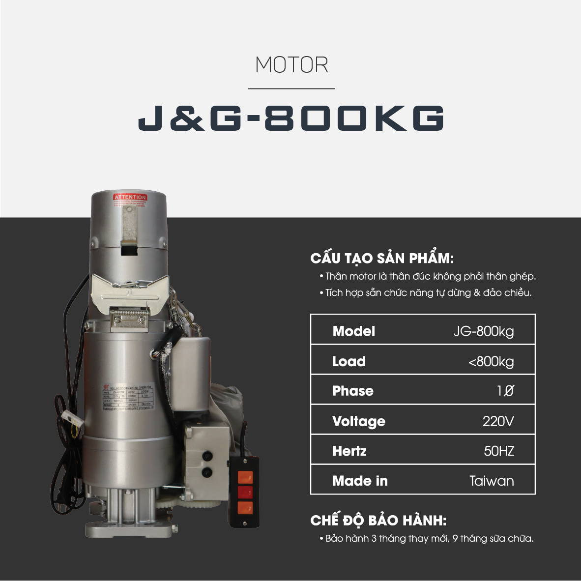 Motor JG 800KG