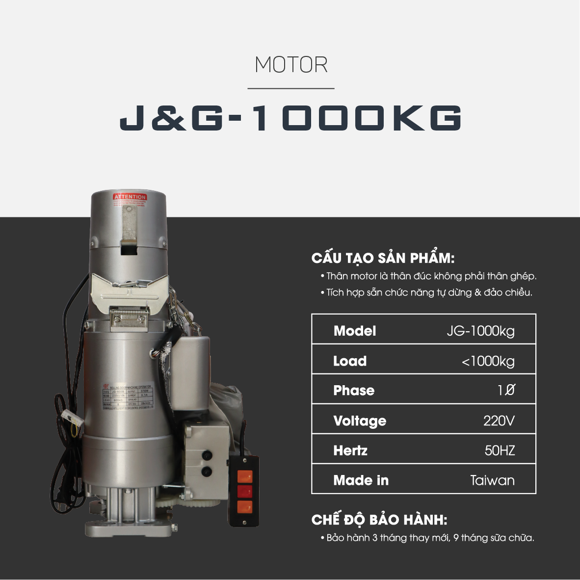 Motor JG 1000KG