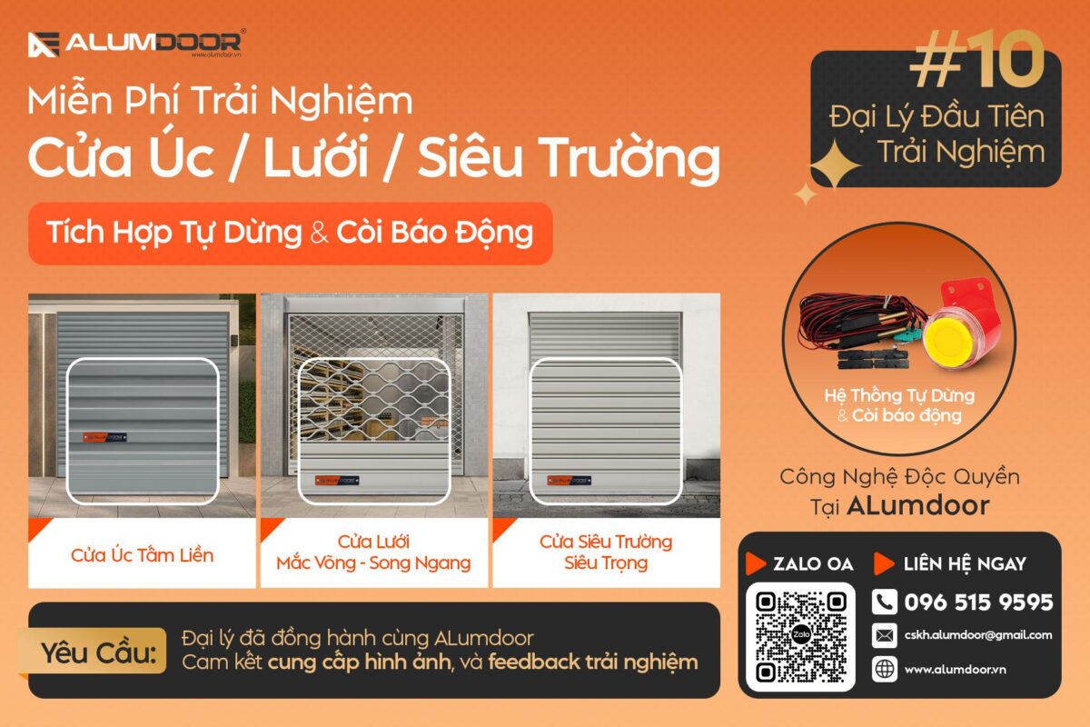 cửa cuốn tự dừng