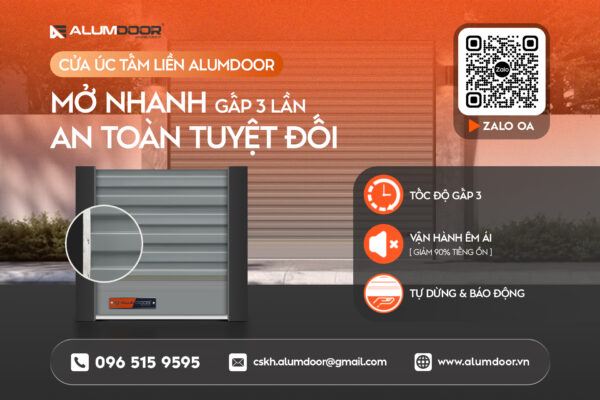 Độ dày nan nhôm cửa cuốn Alumdoor